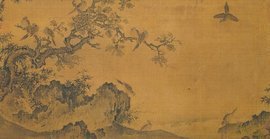 题黄居寀雀竹图