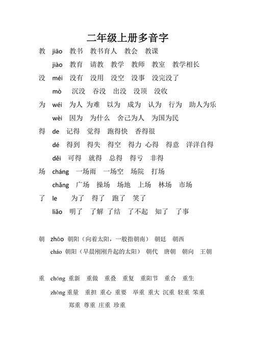 号的多音字组词(号多音字组词和拼音表)